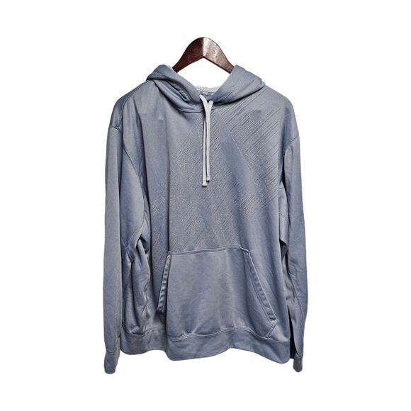 NIKE Therma-Fit Pullover Hoodie XL Blue Gray Heather - Picture 3 of 6